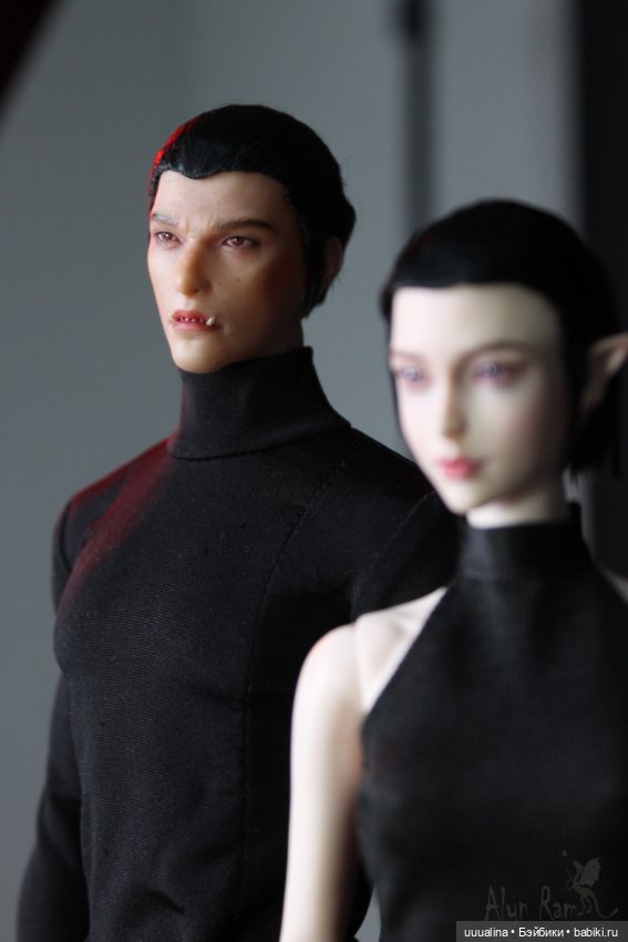 Влюбленные.❤Инфернальная парочка🖤 ООАК моего авторства. Видео + фото