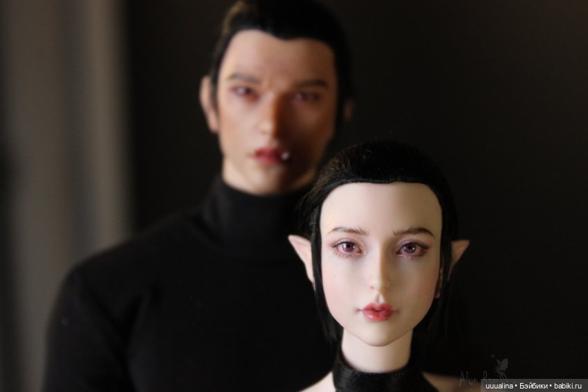 Влюбленные.❤Инфернальная парочка🖤 ООАК моего авторства. Видео + фото