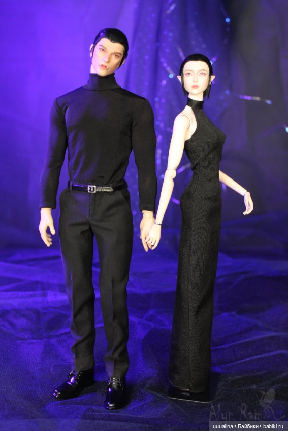 Влюбленные.❤Инфернальная парочка🖤 ООАК моего авторства. Видео + фото