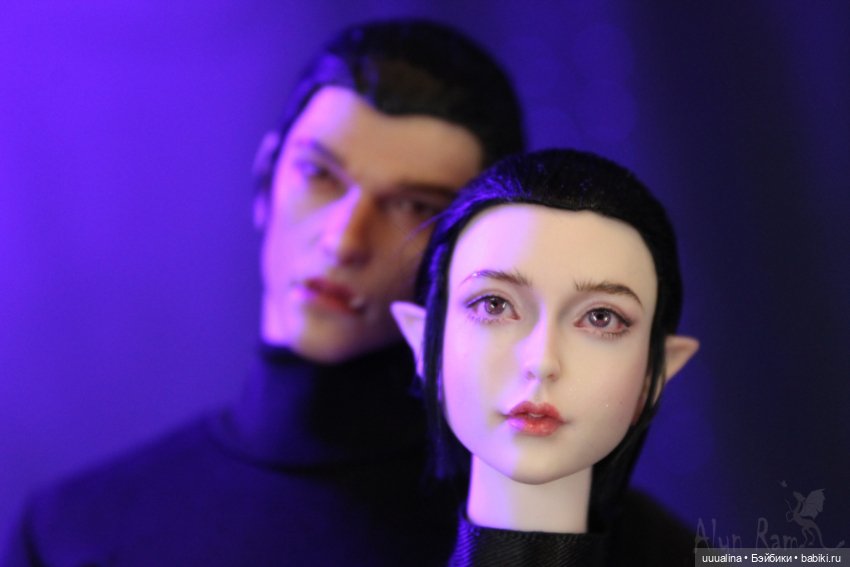 Влюбленные.❤Инфернальная парочка🖤 ООАК моего авторства. Видео + фото (фото 5)