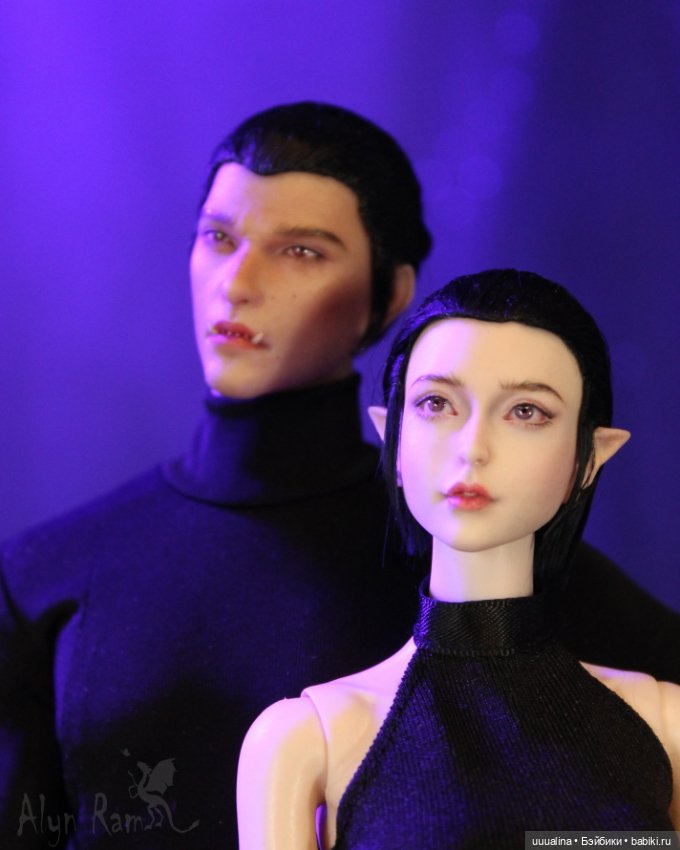 Влюбленные.❤Инфернальная парочка🖤 ООАК моего авторства. Видео + фото (фото 7)