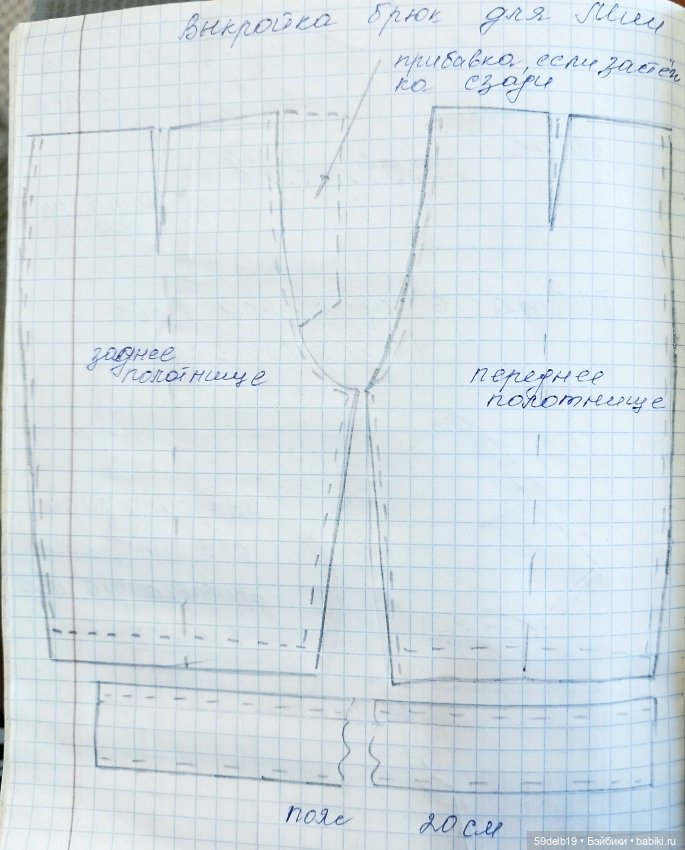 Бесплатная выкройка комбинезона для мини Мии (фото 3)