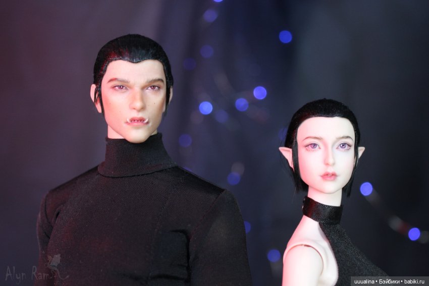 Влюбленные.❤Инфернальная парочка🖤 ООАК моего авторства. Видео + фото