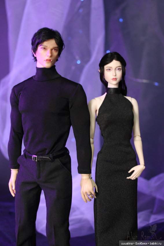 Влюбленные.❤Инфернальная парочка🖤 ООАК моего авторства. Видео + фото