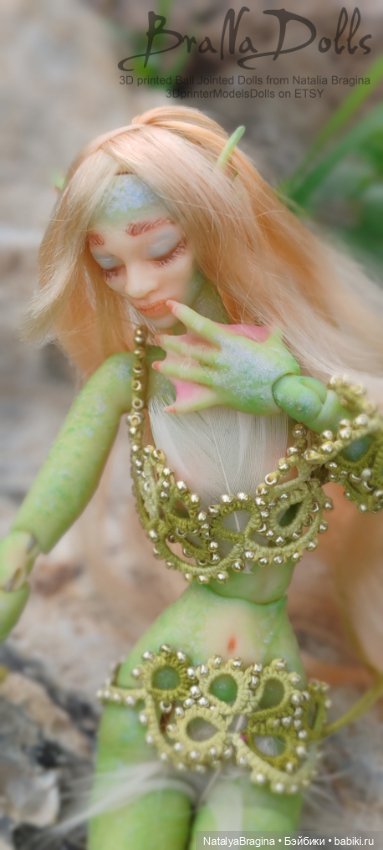 Русалка Риннон — Авторские шарнирные куклы своими руками: лепка
