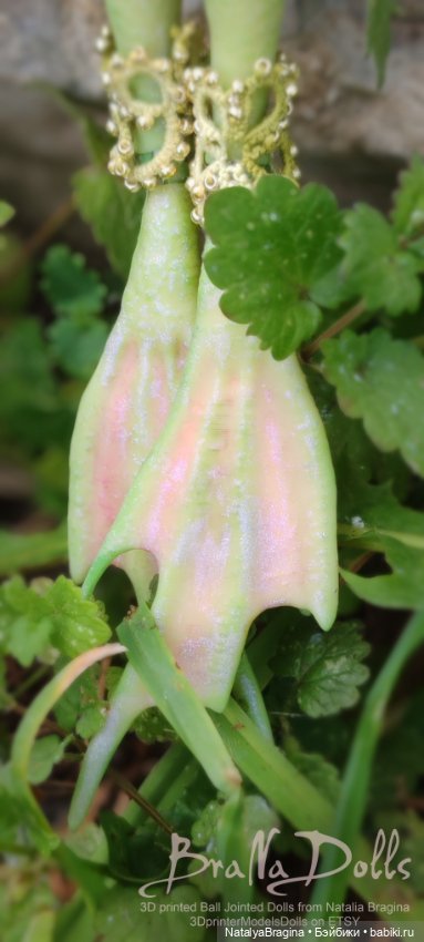 Русалка Риннон — Авторские шарнирные куклы своими руками: лепка (фото 4)