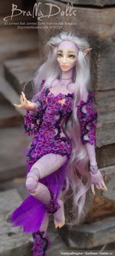 Темный Эльф Ведьма Афи — Авторские шарнирные куклы своими руками: лепка