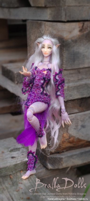 Темный Эльф Ведьма Афи — Авторские шарнирные куклы своими руками: лепка