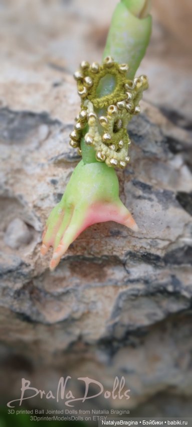 Русалка Риннон — Авторские шарнирные куклы своими руками: лепка (фото 7)