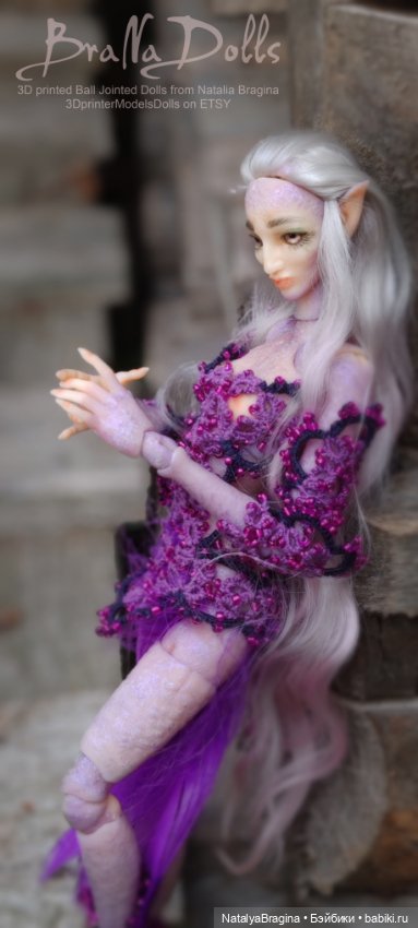 Темный Эльф Ведьма Афи — Авторские шарнирные куклы своими руками: лепка
