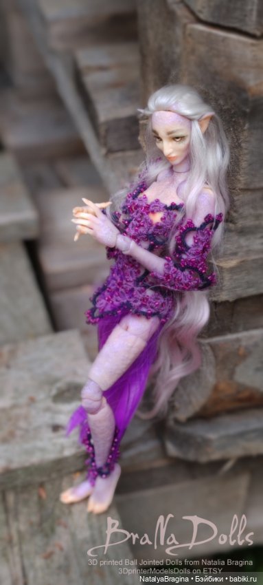 Темный Эльф Ведьма Афи — Авторские шарнирные куклы своими руками: лепка (фото 5)