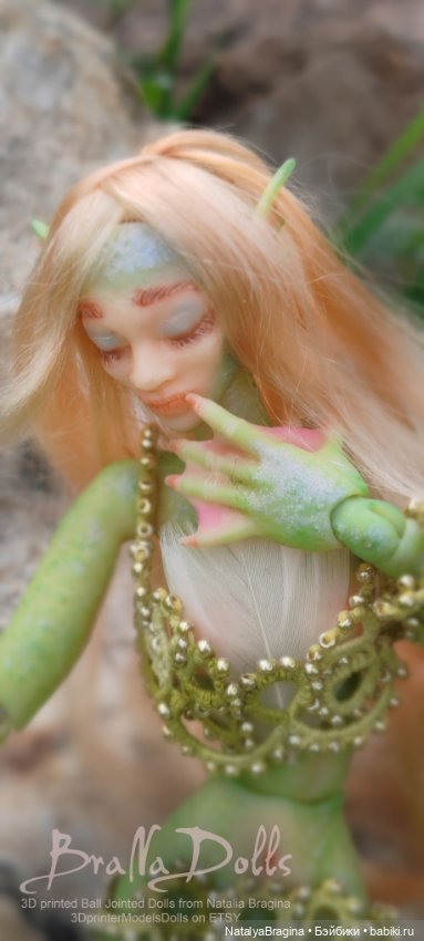 Русалка Риннон — Авторские шарнирные куклы своими руками: лепка (фото 3)