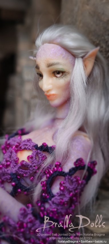 Темный Эльф Ведьма Афи — Авторские шарнирные куклы своими руками: лепка