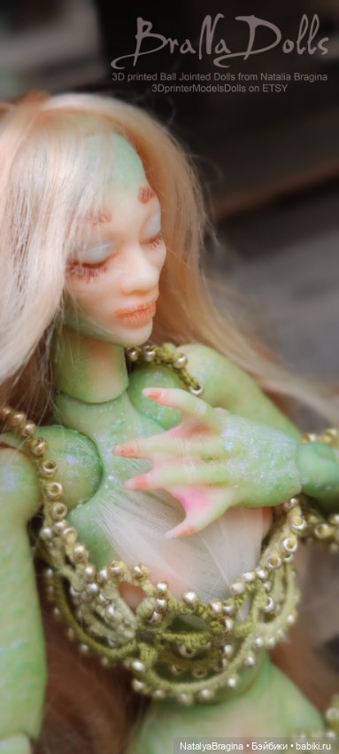 Русалка Риннон — Авторские шарнирные куклы своими руками: лепка