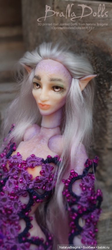 Темный Эльф Ведьма Афи — Авторские шарнирные куклы своими руками: лепка