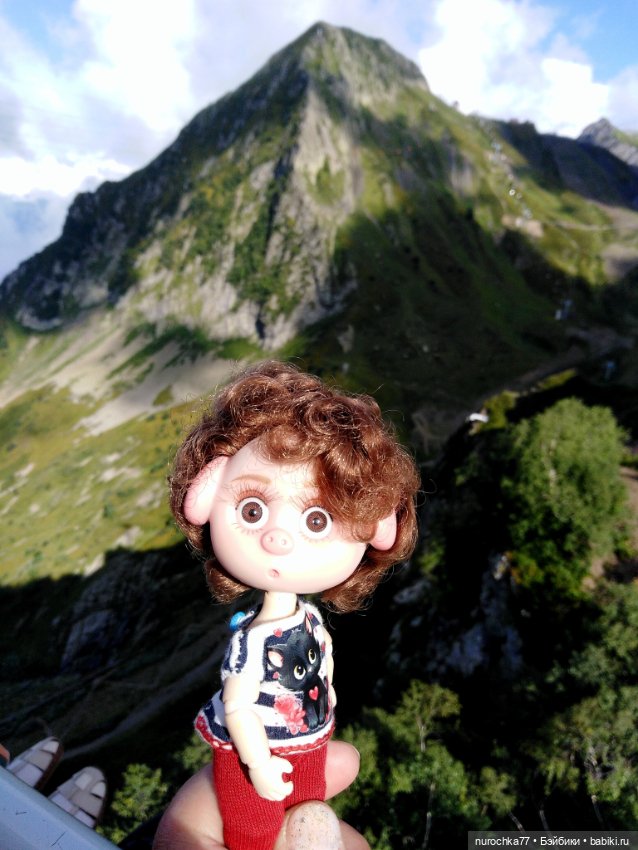 Про Нафочку. Прогулка в облаках. Красная поляна