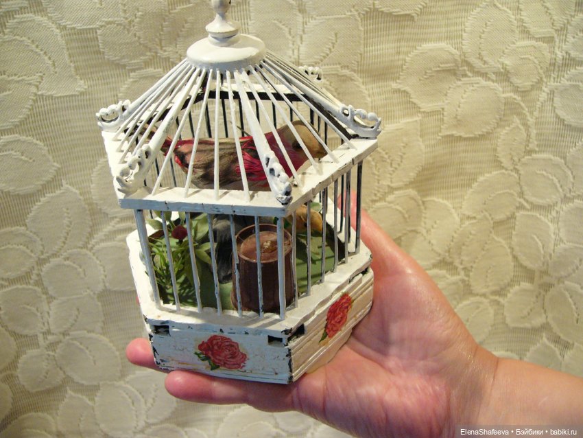 Винтажная клетка с птичками. Как я люблю такие штучки (фото 6)