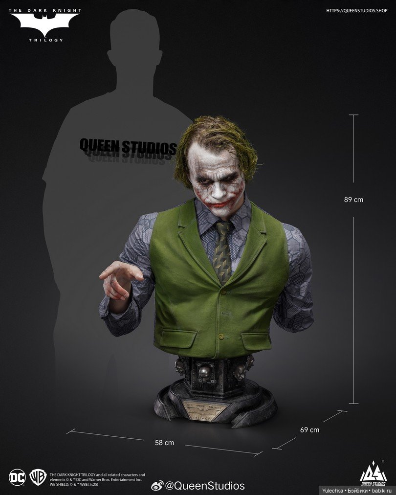 Queen Studios - бюст Джокера (фото 5)