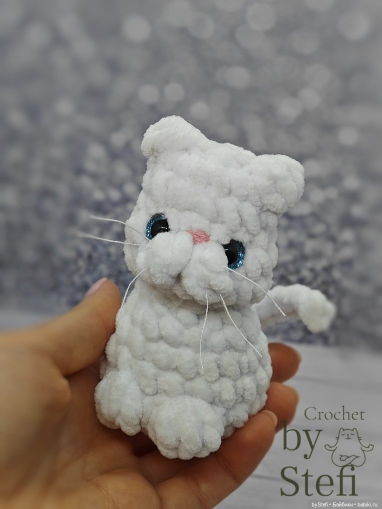 Плюшевый котик — Вязаные игрушки и амигуруми: крючком (фото 9)