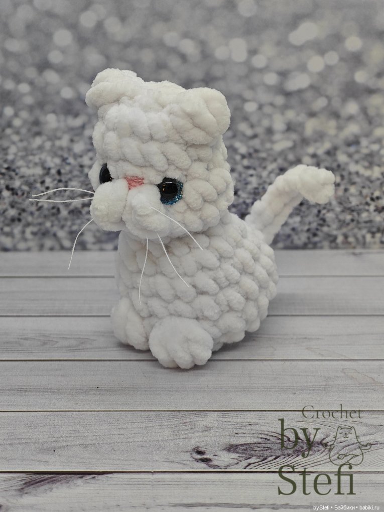 Плюшевый котик — Вязаные игрушки и амигуруми: крючком (фото 2)