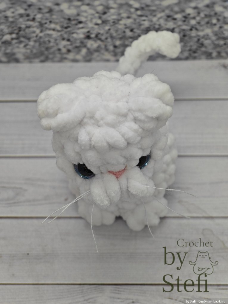 Плюшевый котик — Вязаные игрушки и амигуруми: крючком (фото 6)