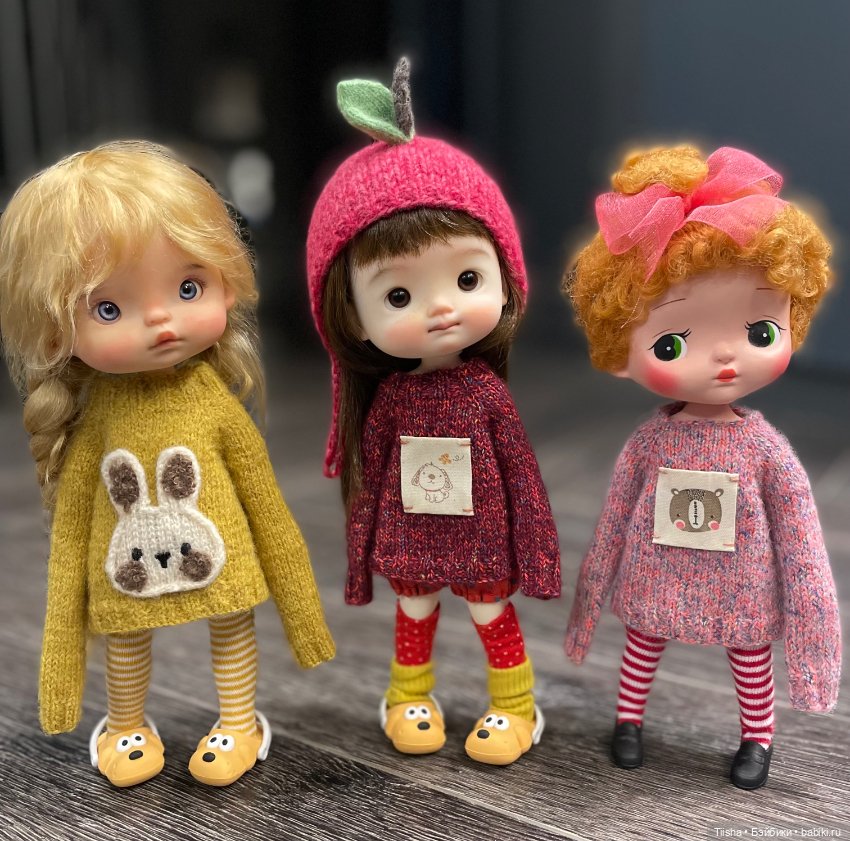 Забавные кофточки для “азиатских” куколок