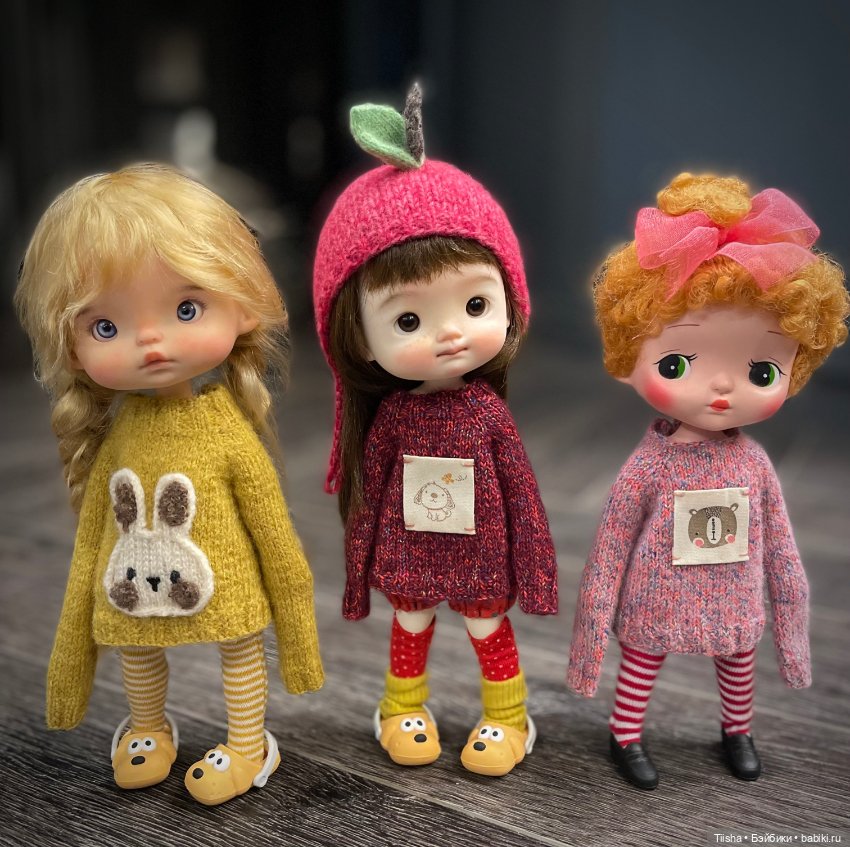 Забавные кофточки для “азиатских” куколок