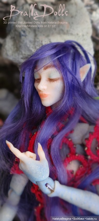 Эльфийка Нориан — Авторские шарнирные куклы своими руками: лепка (фото 10)