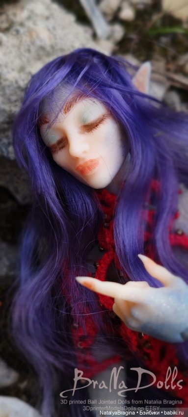 Эльфийка Нориан — Авторские шарнирные куклы своими руками: лепка (фото 5)