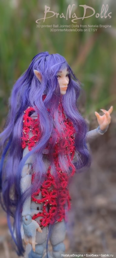 Эльфийка Нориан — Авторские шарнирные куклы своими руками: лепка (фото 4)