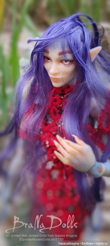 Эльфийка Нориан — Авторские шарнирные куклы своими руками: лепка