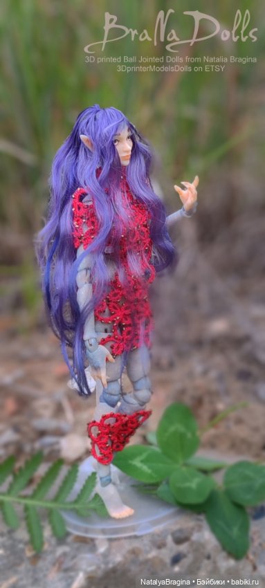 Эльфийка Нориан — Авторские шарнирные куклы своими руками: лепка (фото 6)