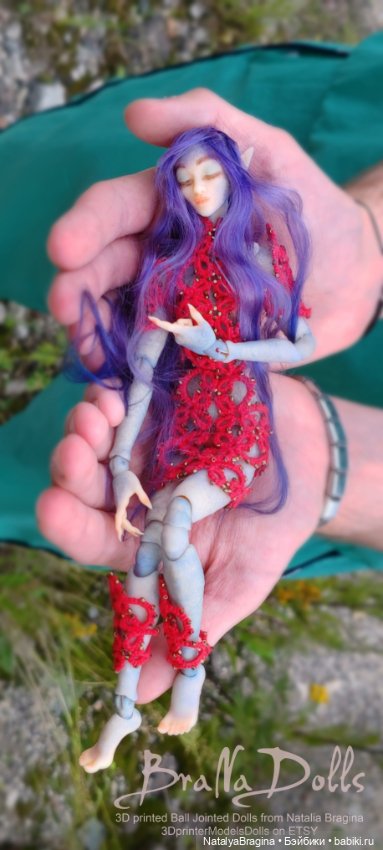 Эльфийка Нориан — Авторские шарнирные куклы своими руками: лепка (фото 2)