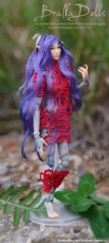 Эльфийка Нориан — Авторские шарнирные куклы своими руками: лепка (фото 7)