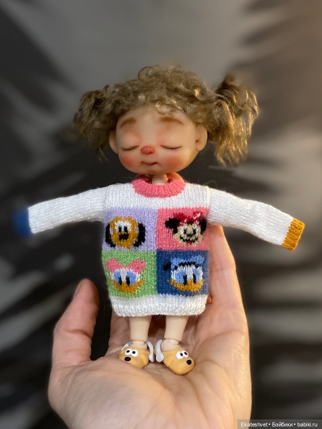 Свитер на обитсу11 — Одежда и обувь для кукол своими руками: фото (фото 2)