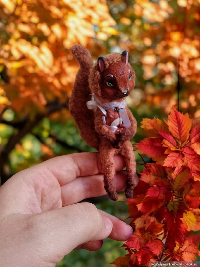 Осенняя белочка "Кленовый сиропчик" (фото 4)