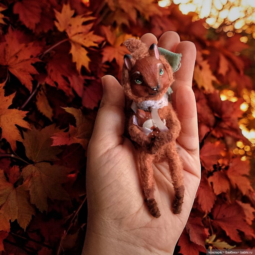 Осенняя белочка "Кленовый сиропчик" (фото 2)