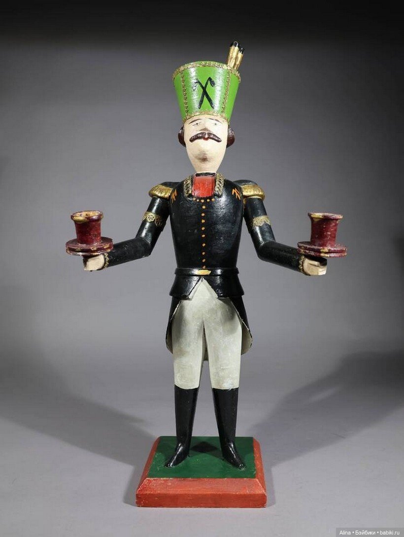 Фигурки из дерева — Антикварные игрушки и домики: елочные украшения (фото 8)