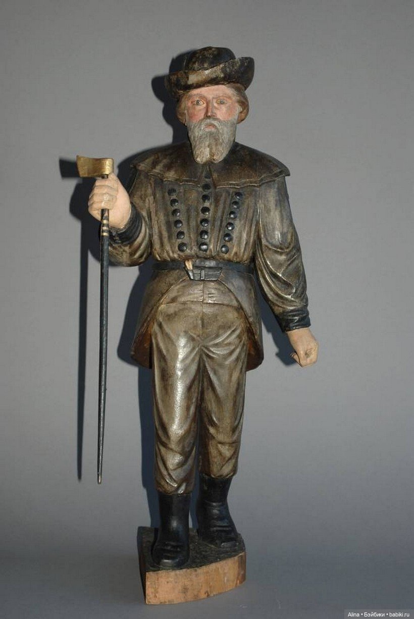 Фигурки из дерева — Антикварные игрушки и домики: елочные украшения (фото 3)