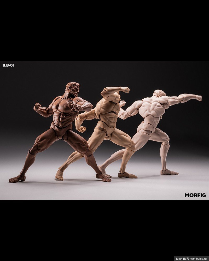 MORFIG - линейка фигурок неокрашенных мужских тел (фото 9)