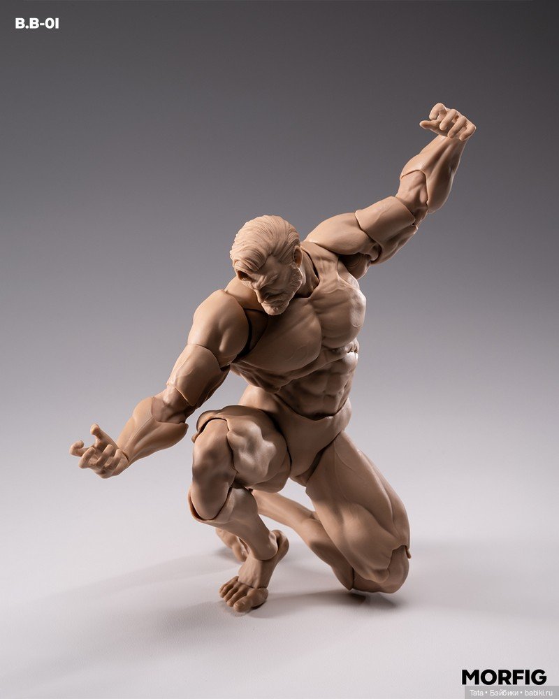 MORFIG - линейка фигурок неокрашенных мужских тел (фото 2)