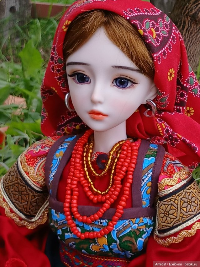Праздничный девичий рязанский костюм для 1/3 (фото 5)
