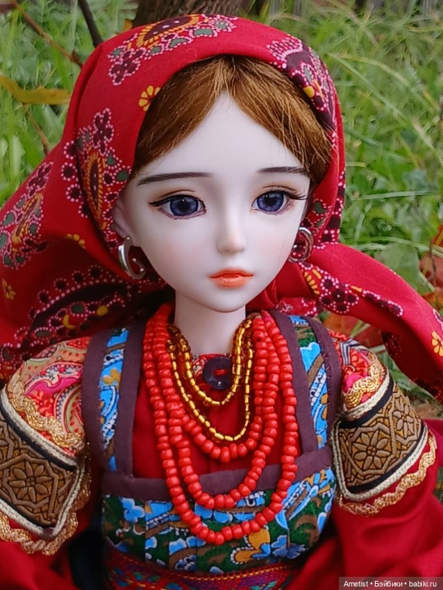 Праздничный девичий рязанский костюм для 1/3 (фото 6)