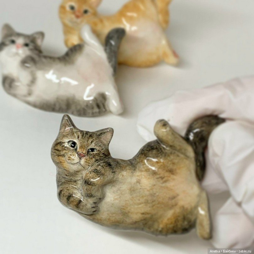 Котята きなこ舎 — Лепка авторских игрушек и папье (фото 5)