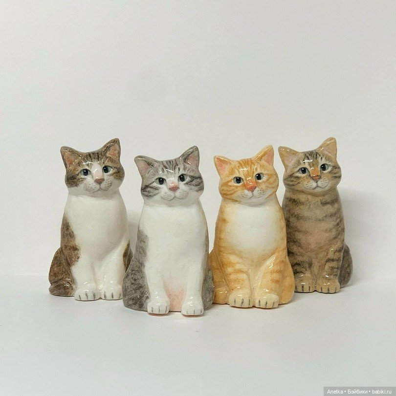 Котята きなこ舎 — Лепка авторских игрушек и папье