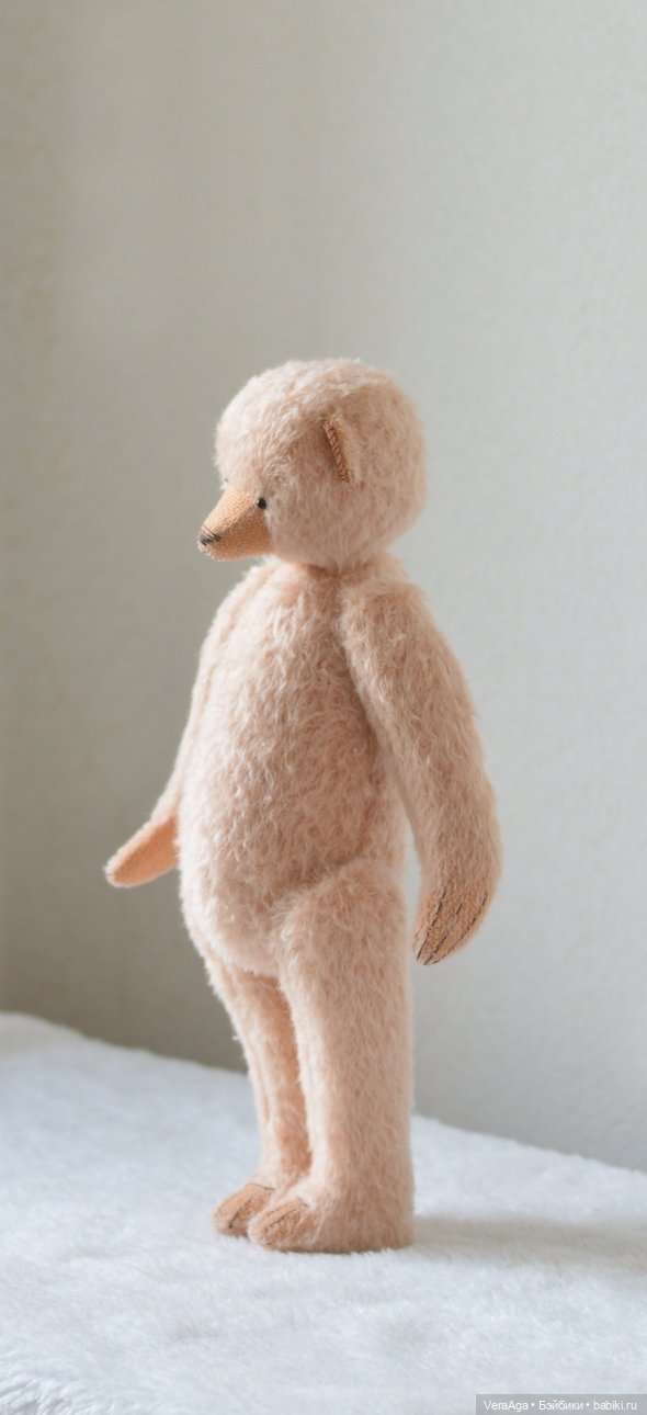 Первая мишка из мохера: странности с выкройкой и впечатления от материала (фото 2)