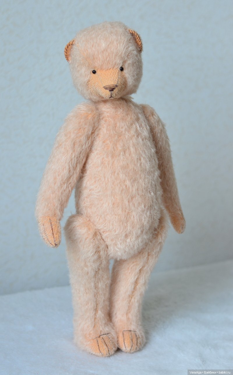 Первая мишка из мохера: странности с выкройкой и впечатления от материала (фото 6)