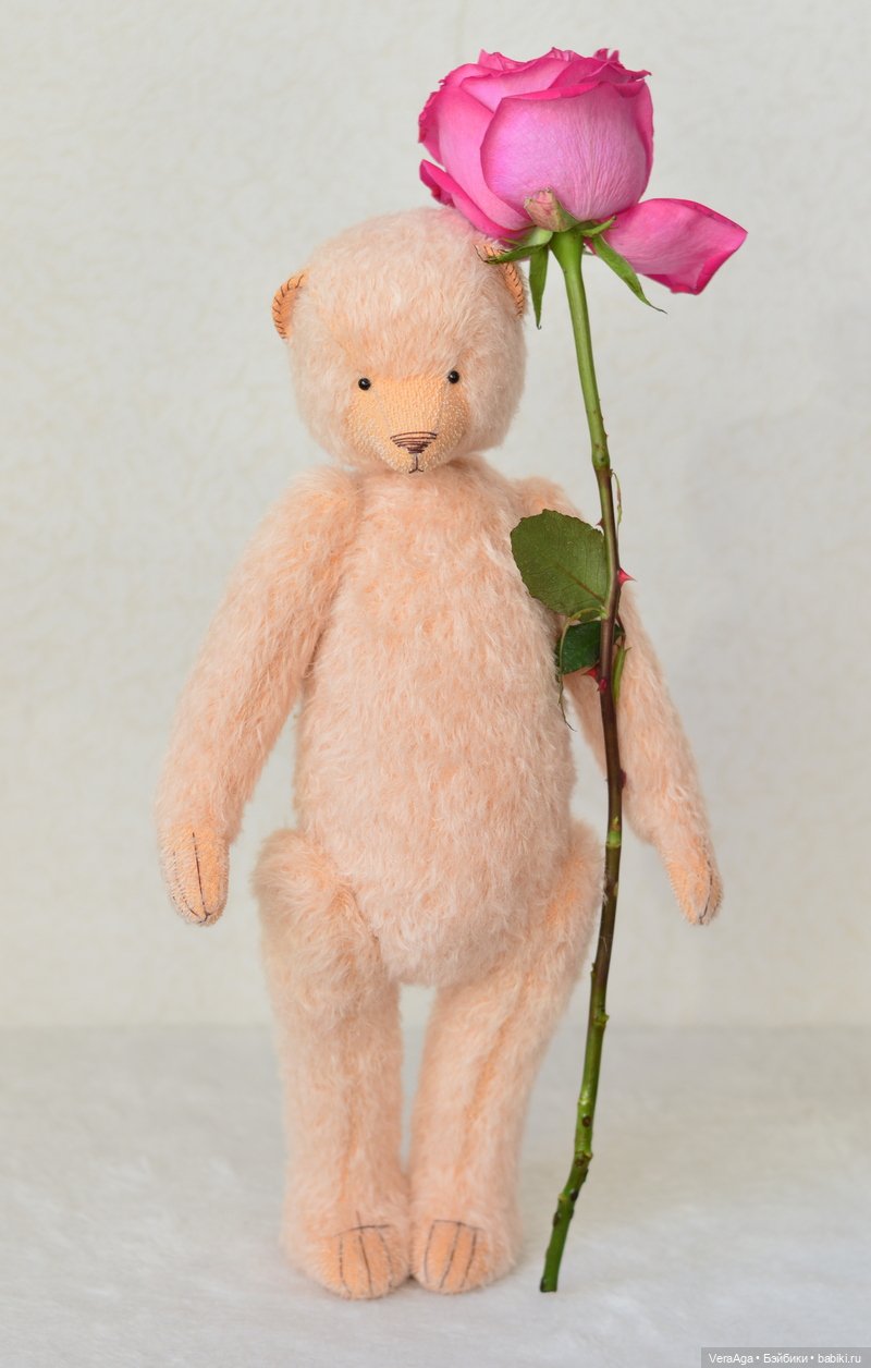 Первая мишка из мохера: странности с выкройкой и впечатления от материала (фото 10)