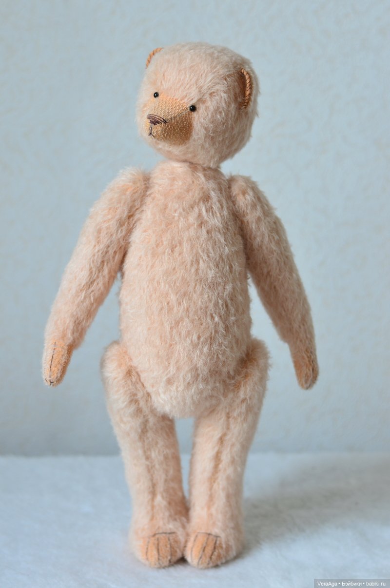 Первая мишка из мохера: странности с выкройкой и впечатления от материала (фото 5)