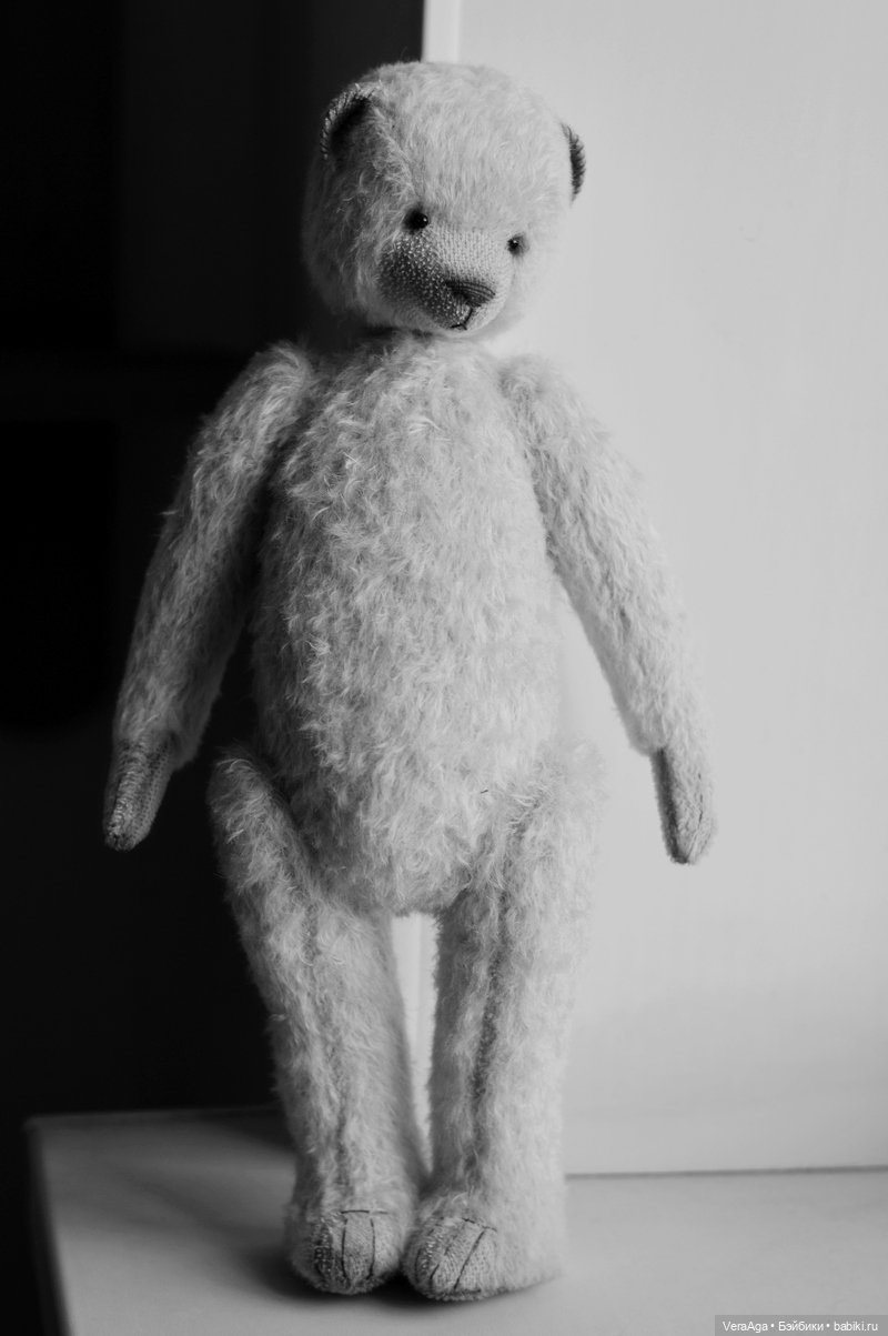 Первая мишка из мохера: странности с выкройкой и впечатления от материала (фото 4)